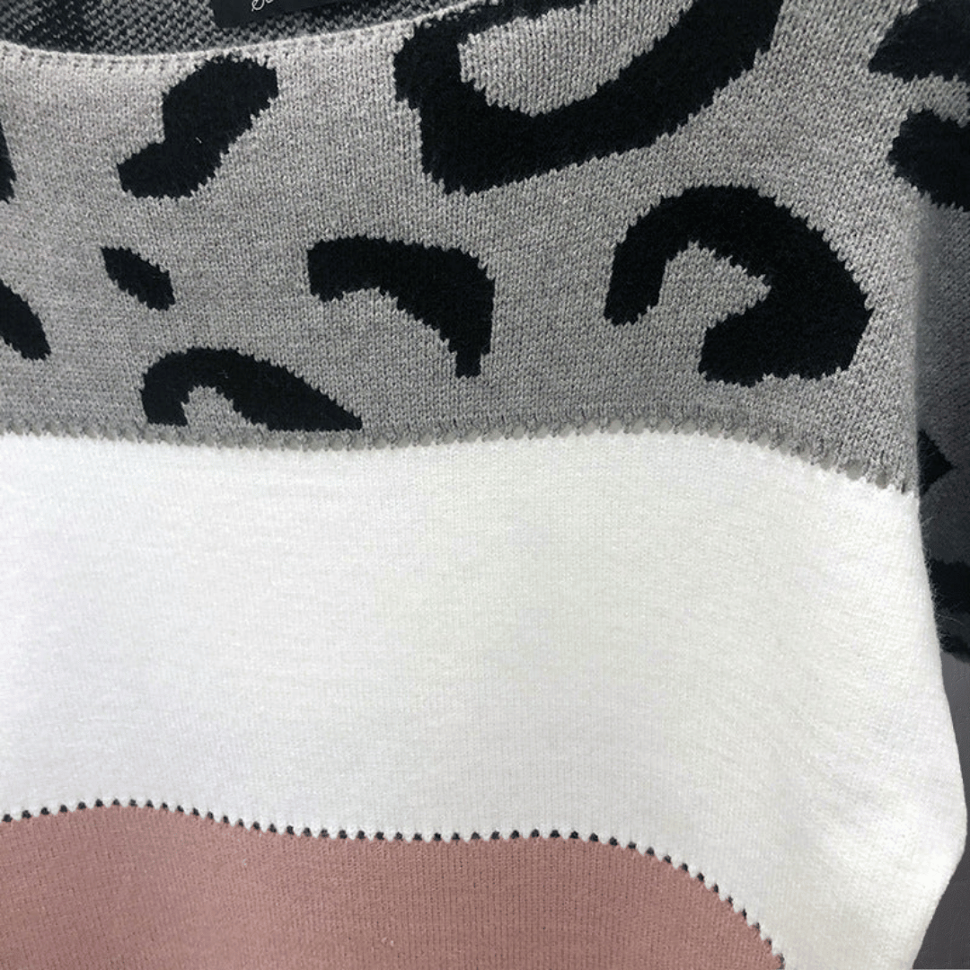 Luna | Eleganter Leopardenpullover