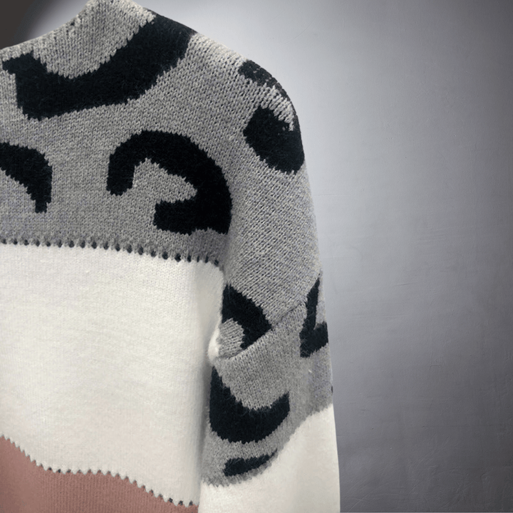 Luna | Eleganter Leopardenpullover