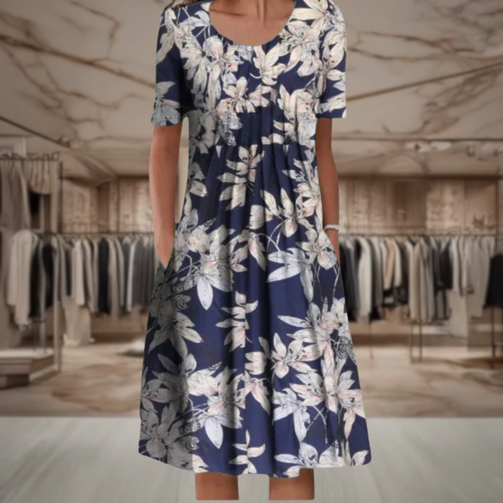 Sara | Elegantes Blumenkleid