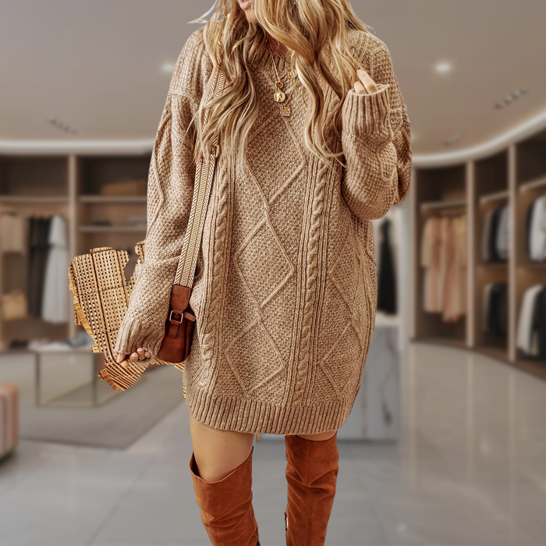 Ciara | Oversize-Strickkleid