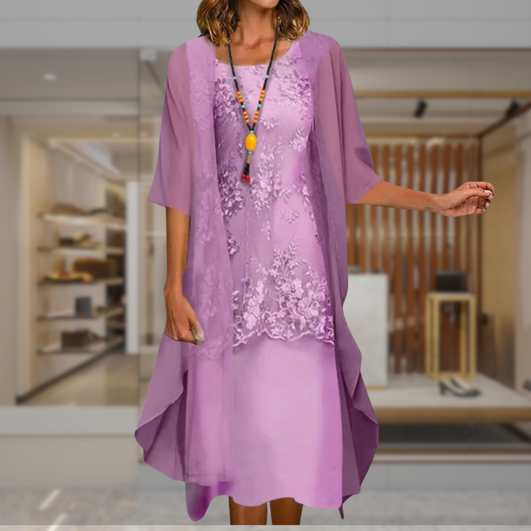 Melissa | Elegant Floral Dress