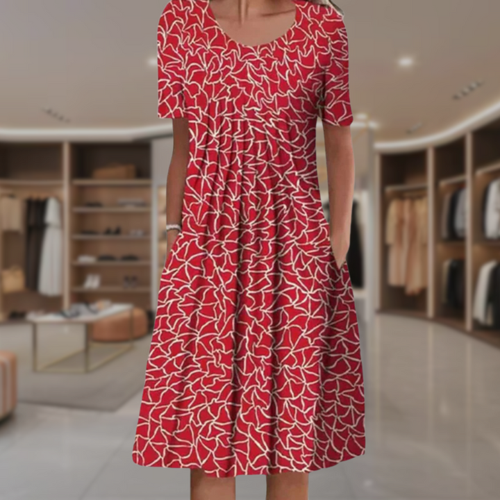 Sara | Elegant Floral Dress