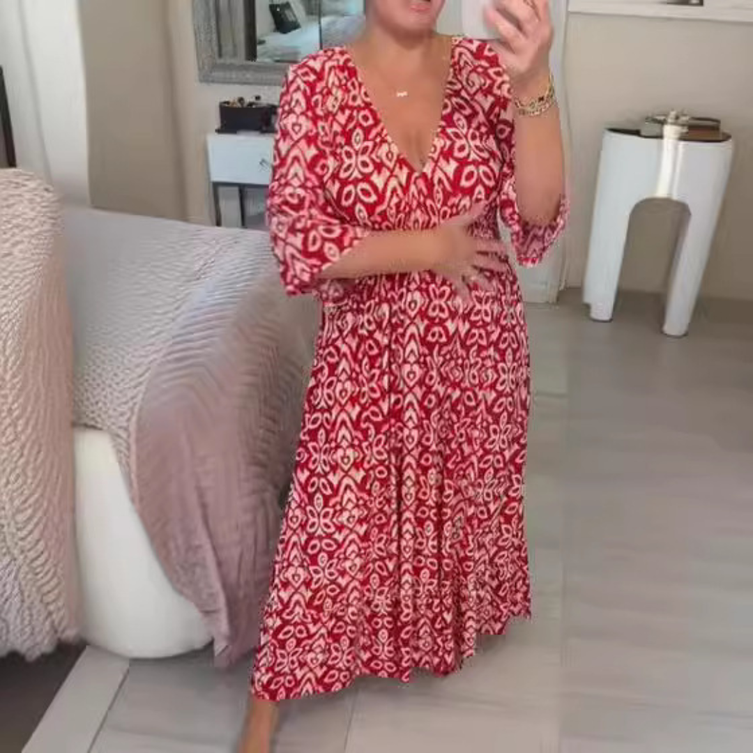 Samantha | Elegant Floral Dress