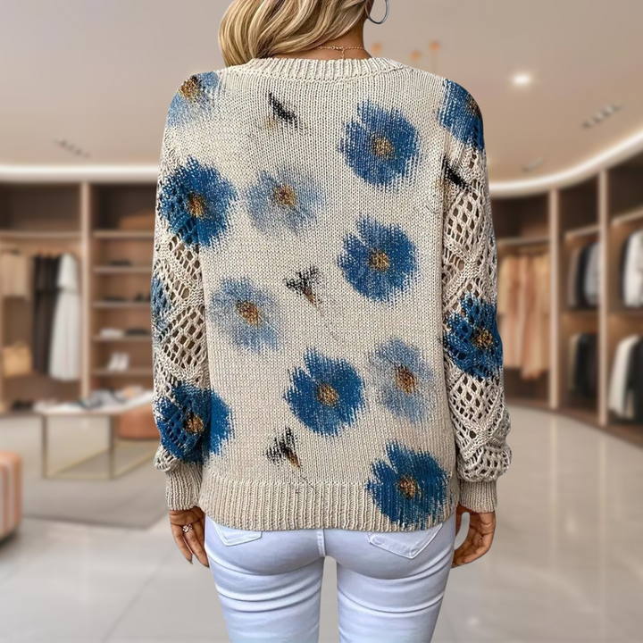 Annes | Elegant Floral Sweater