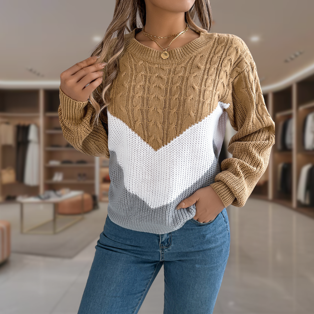 Effie | Bequemer Strickpullover 